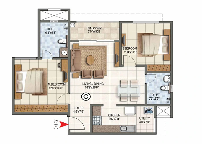 Prestige Pine Forest Floor Plan