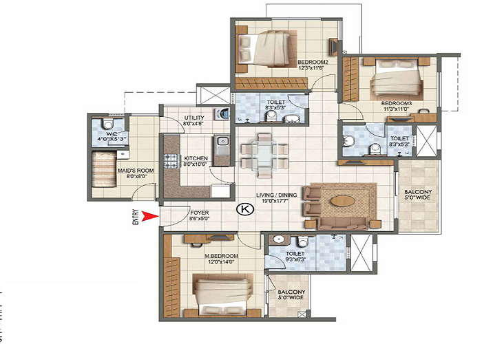 Prestige Pine Forest Floor Plan