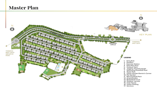 Prestige Aspen Greens Master Plan