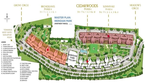 Prestige Meridian Park Master Plan