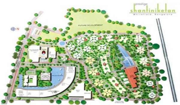 Prestige Shantiniketan Master Plan